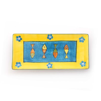 رولت خوری سفالی‏ آرانیک مدل ماهی - Image 2