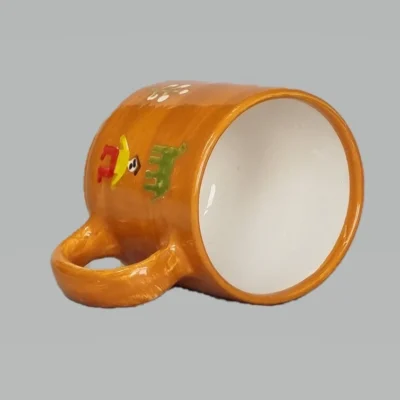 لیوان سرامیکی آرانیک مدل گبه - نارنجی - Image 3